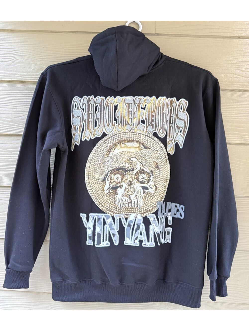Rare 2023 $uicideboy$ G59 Records Yin Yang Tapes Hoodie SuicideBoys Black Size L